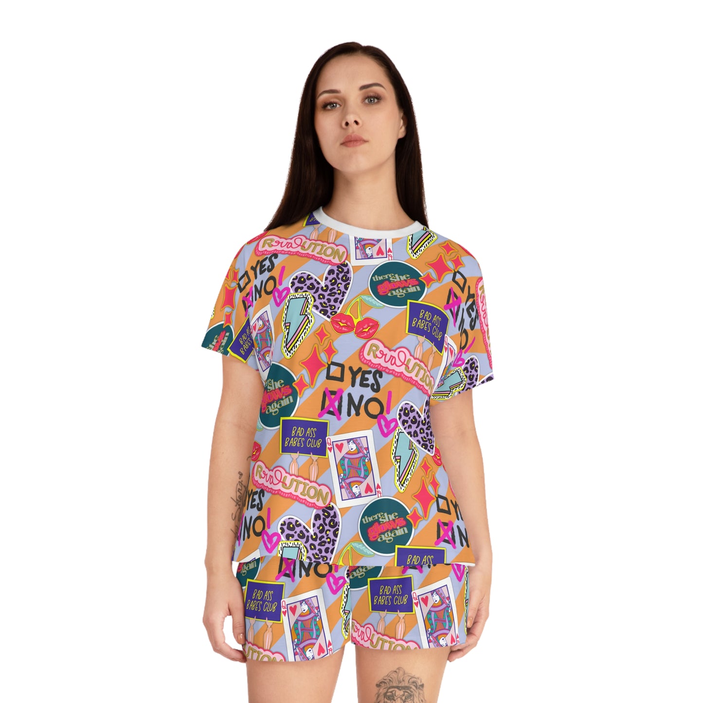 Girl Power Revolution Short Pajama Set