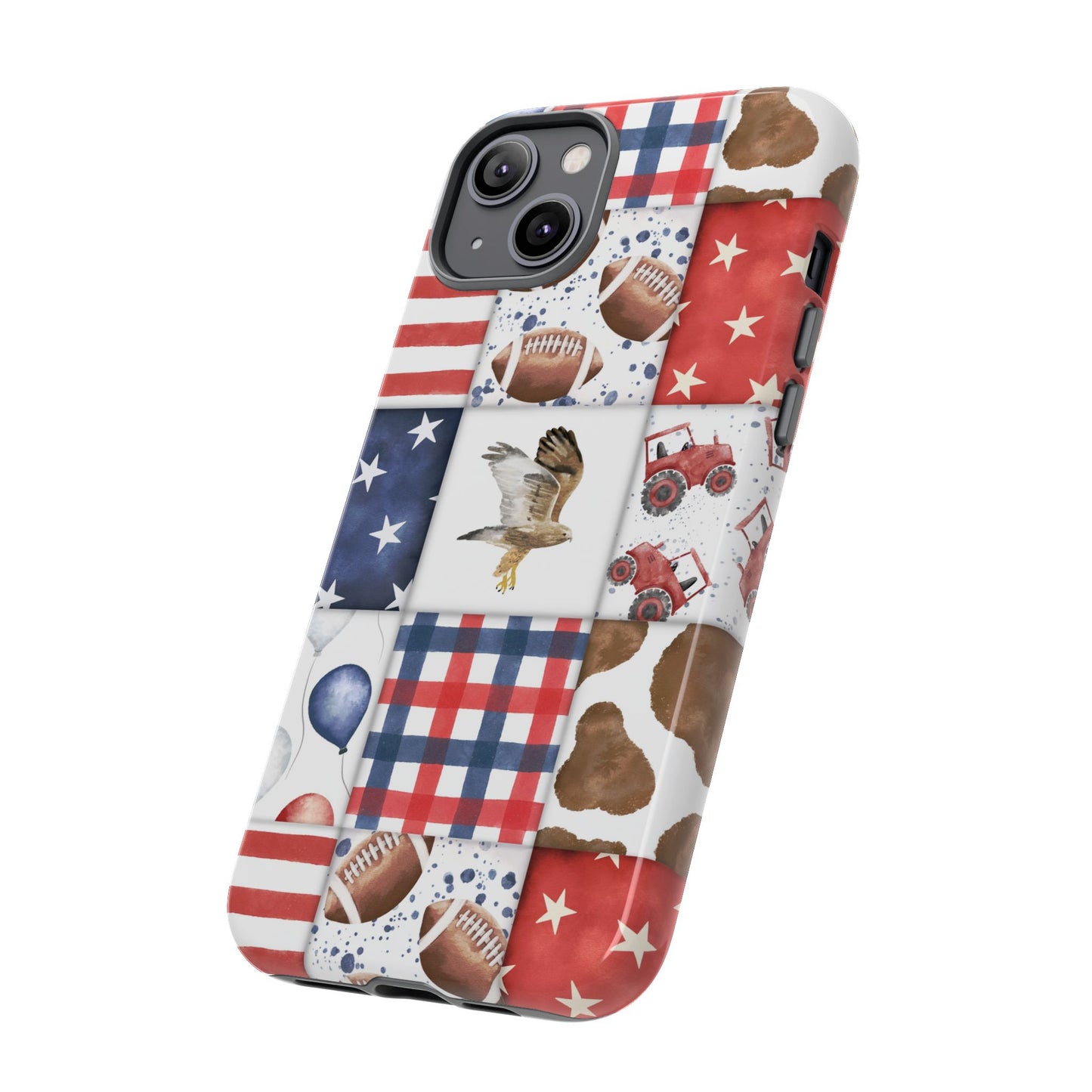 Patriot Patchwork iPhone Case