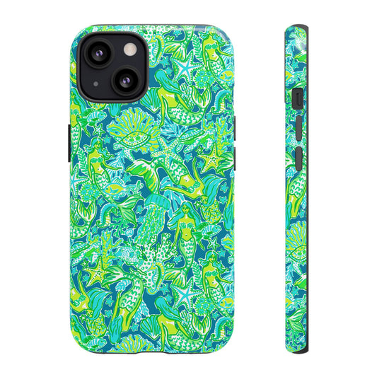 Emerald Mermaid iPhone Case