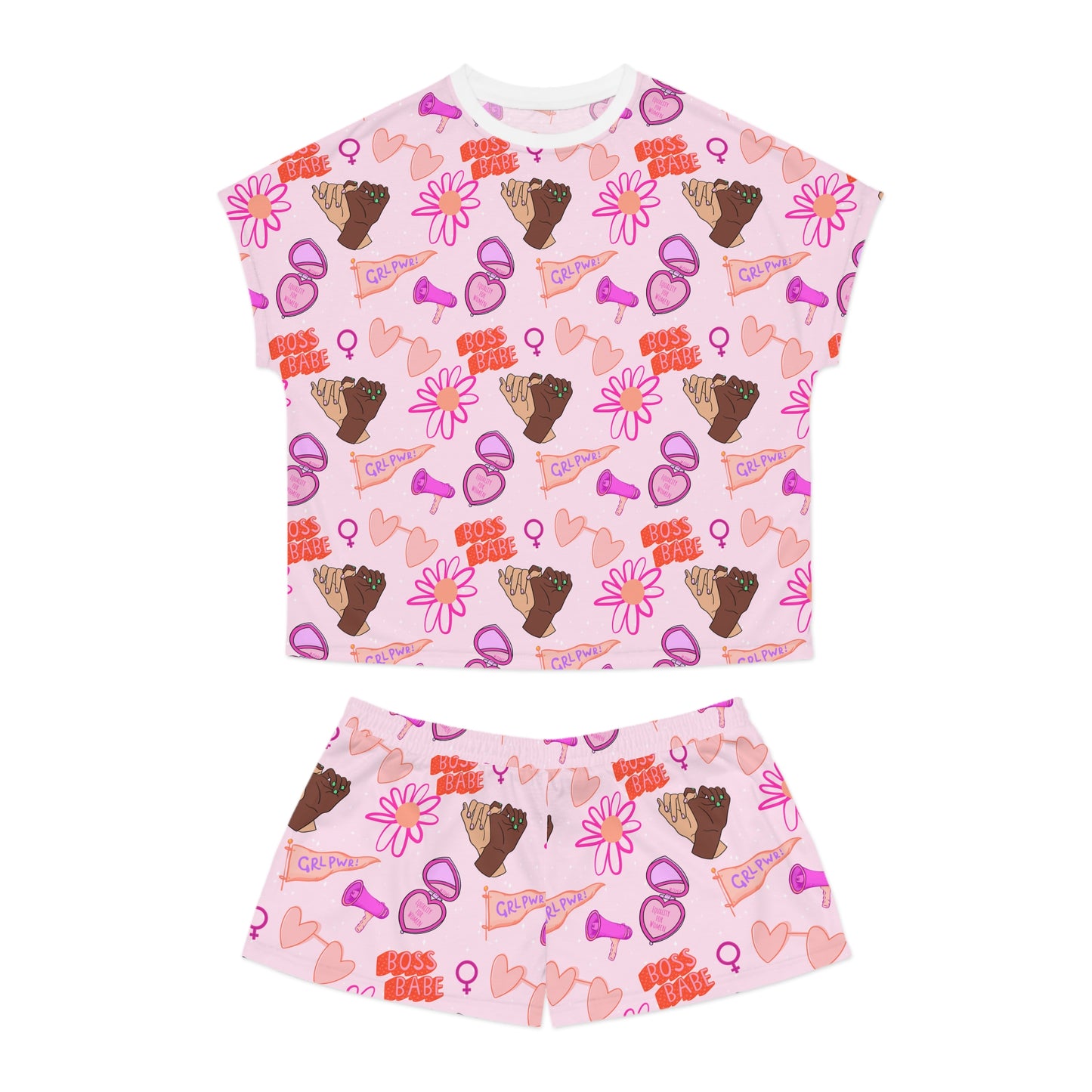 Celebrate Her Power Women's Short Pajama Set