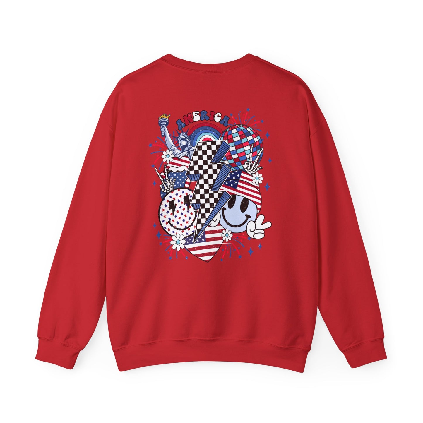 Patriotic Smile Sweatshirt | Unisex