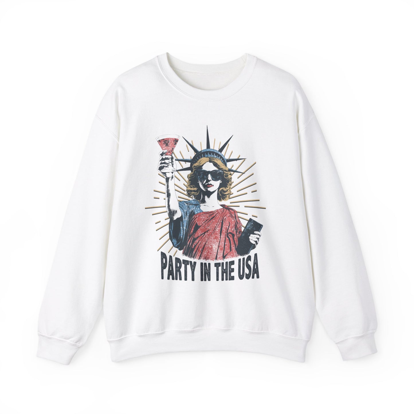 USA Party Vibes Sweatshirt | Unisex