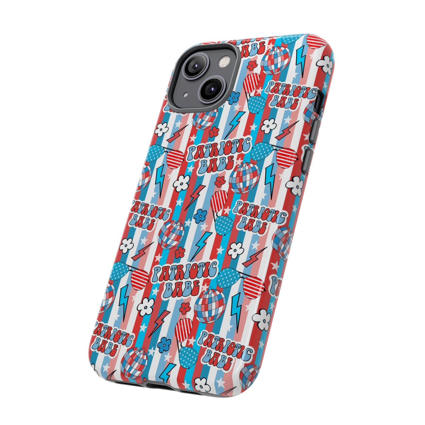 Patriotic Babe iPhone Case