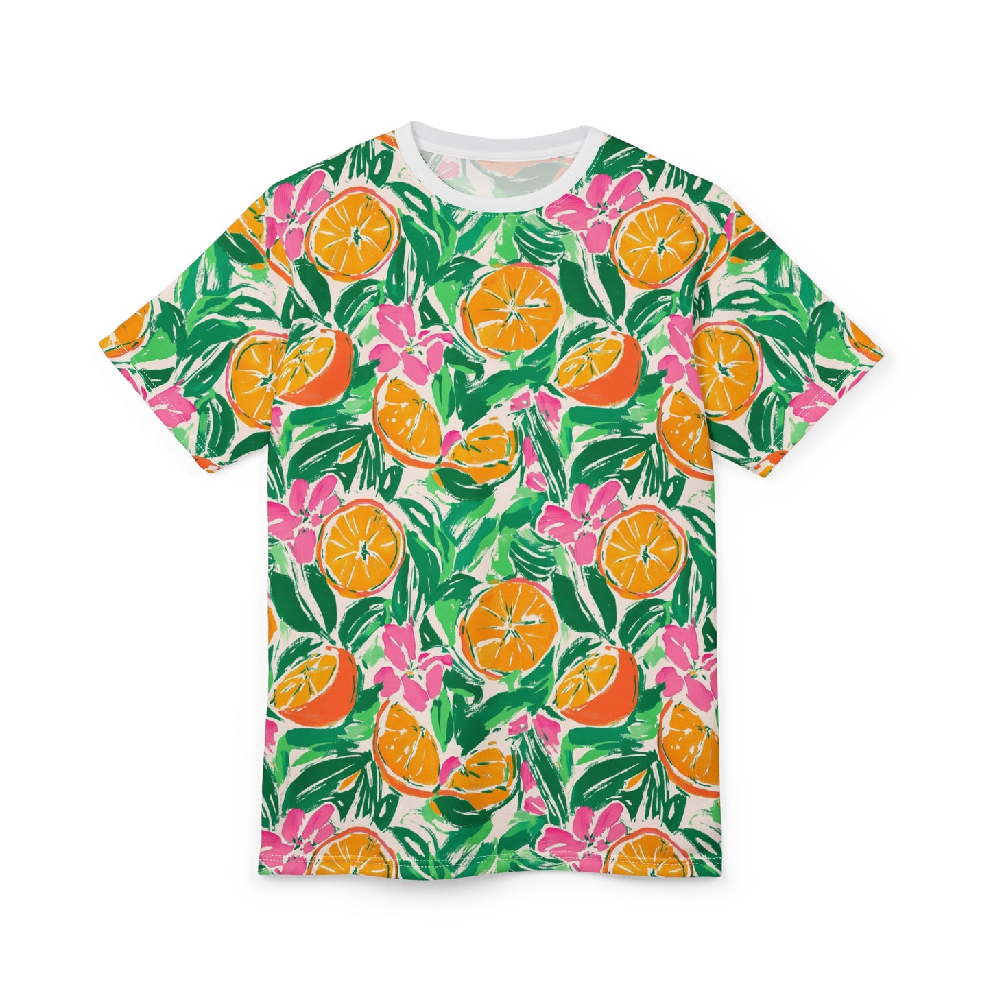 Sunshine Citrus All-Over-Print T-Shirt