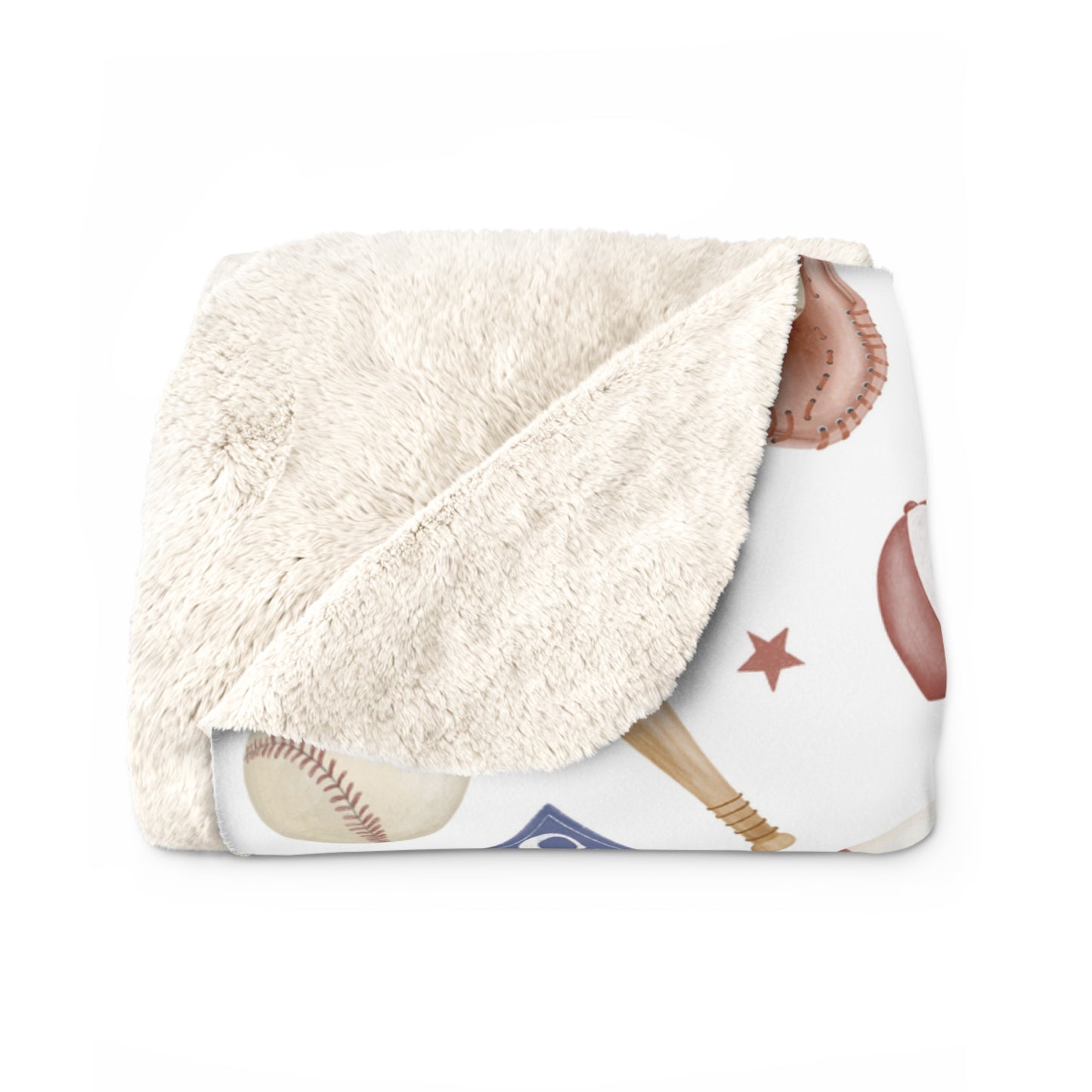 Home Run Sherpa Fleece Blanket