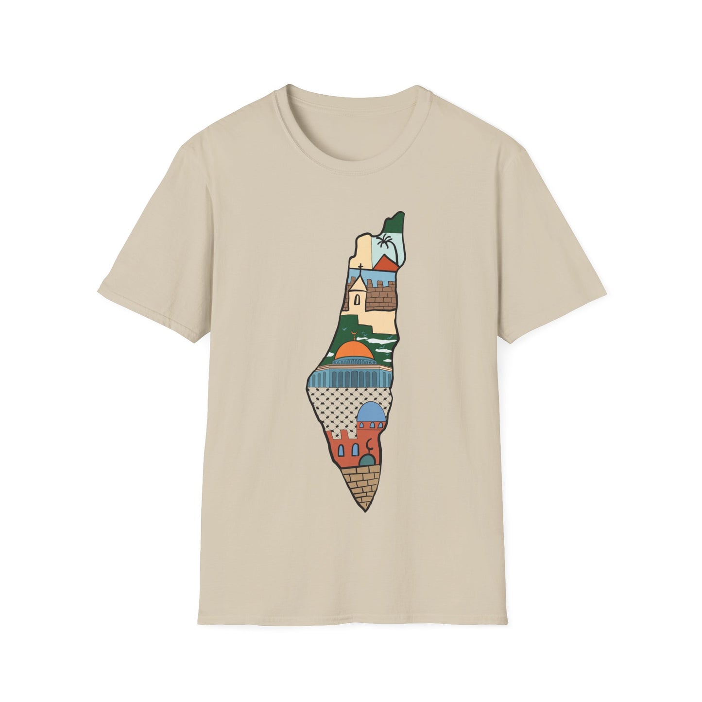 Mapwear: Palestine Edition T-shirt | Men