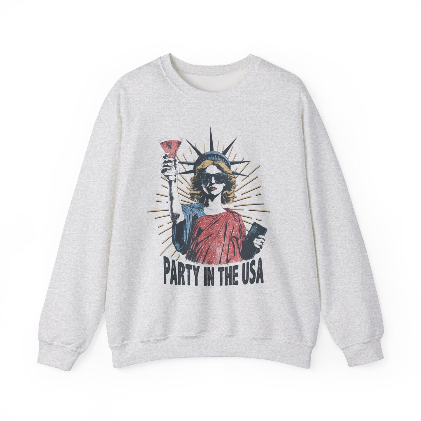 USA Party Vibes Sweatshirt | Unisex