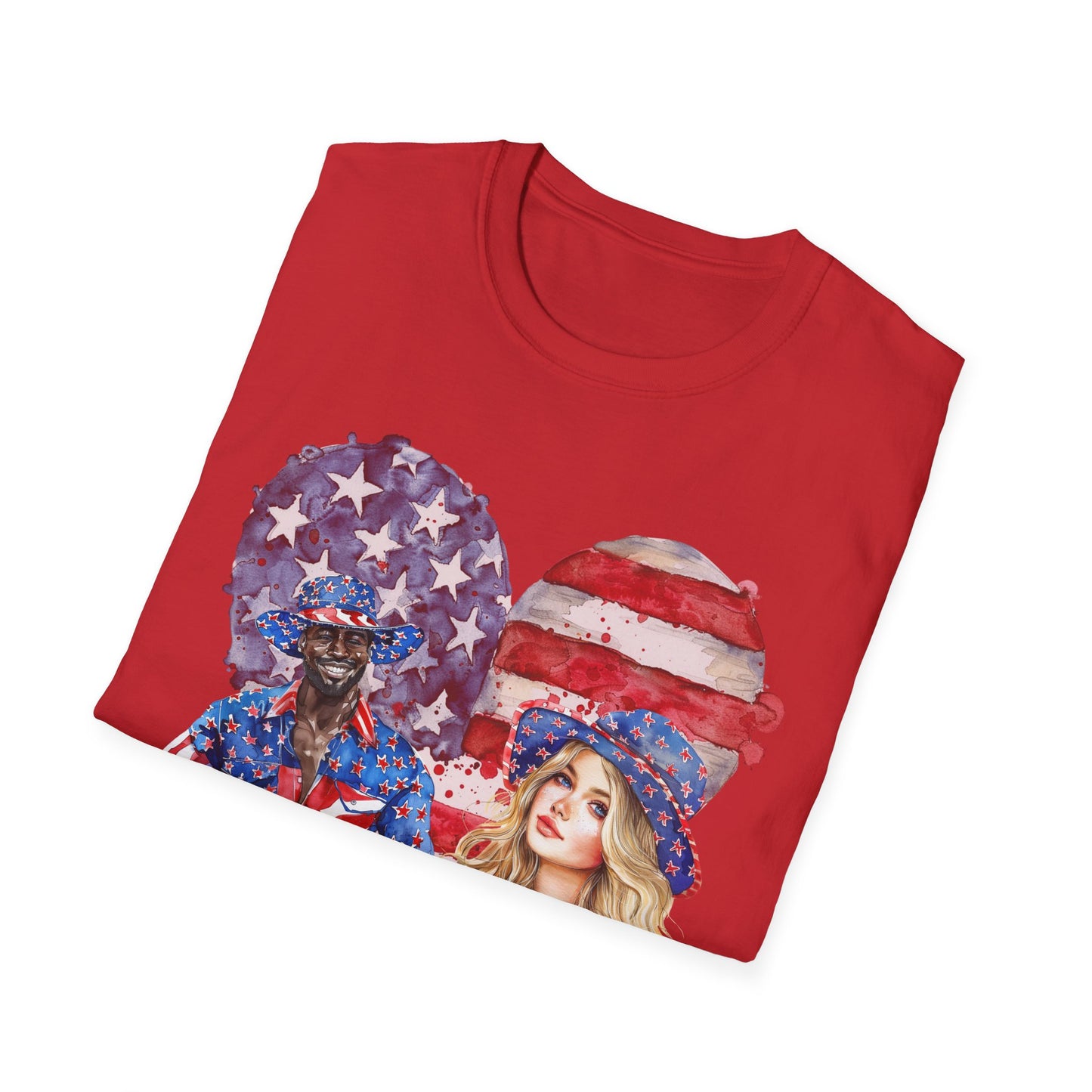 Red, White & Love T-Shirt | Unisex