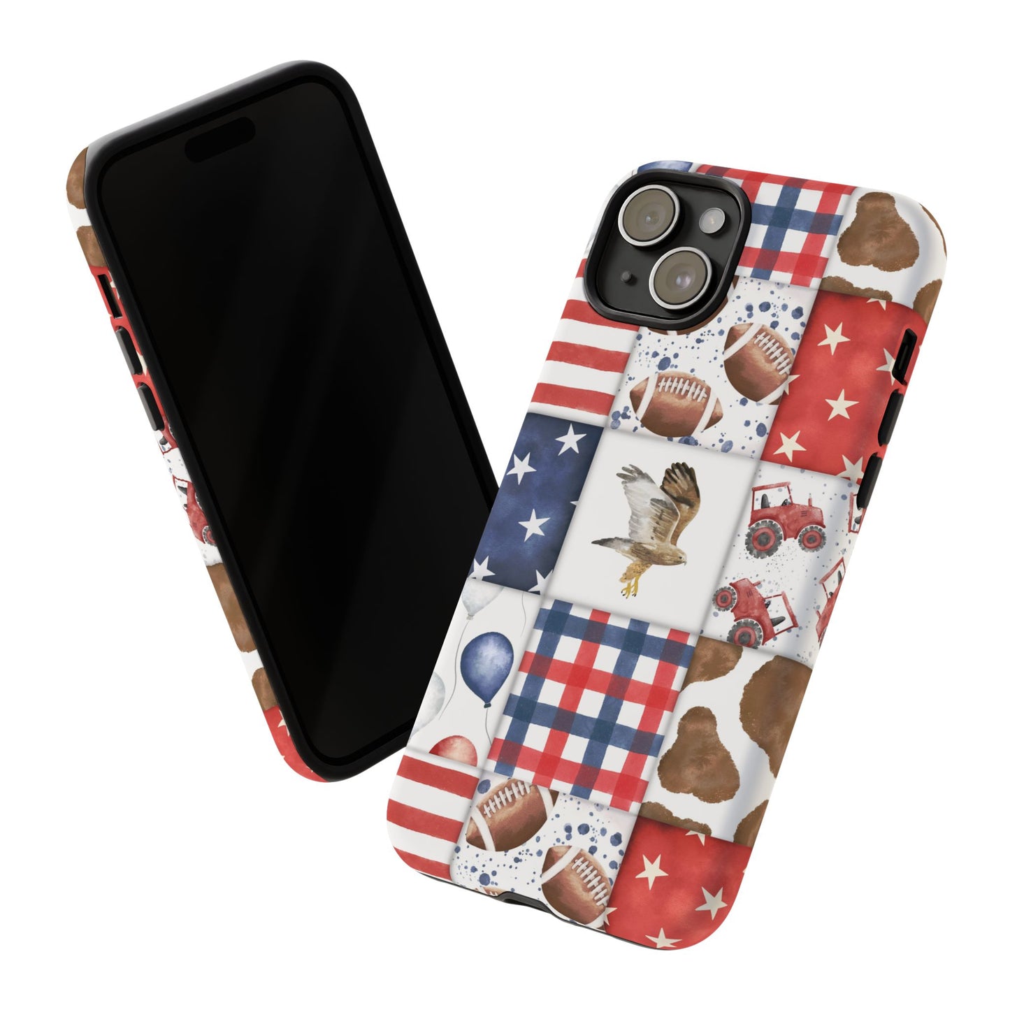 Patriot Patchwork iPhone Case