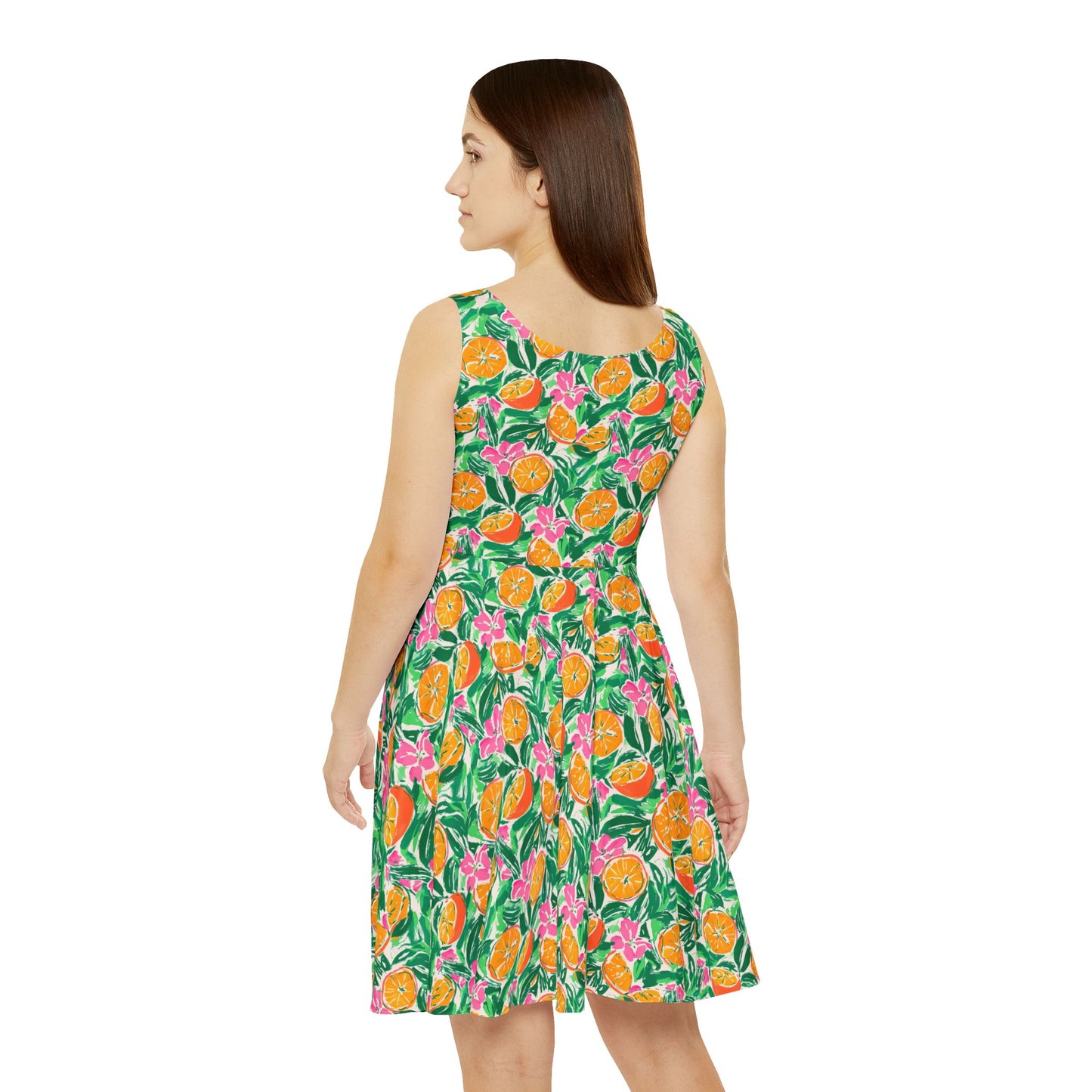 Sunshine Citrus Skater Dress