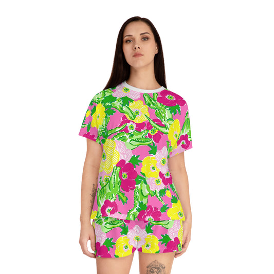 Gator Groove Women's Short Pajama Set