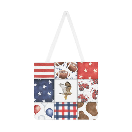 Patriot Patchwork Tote Bag