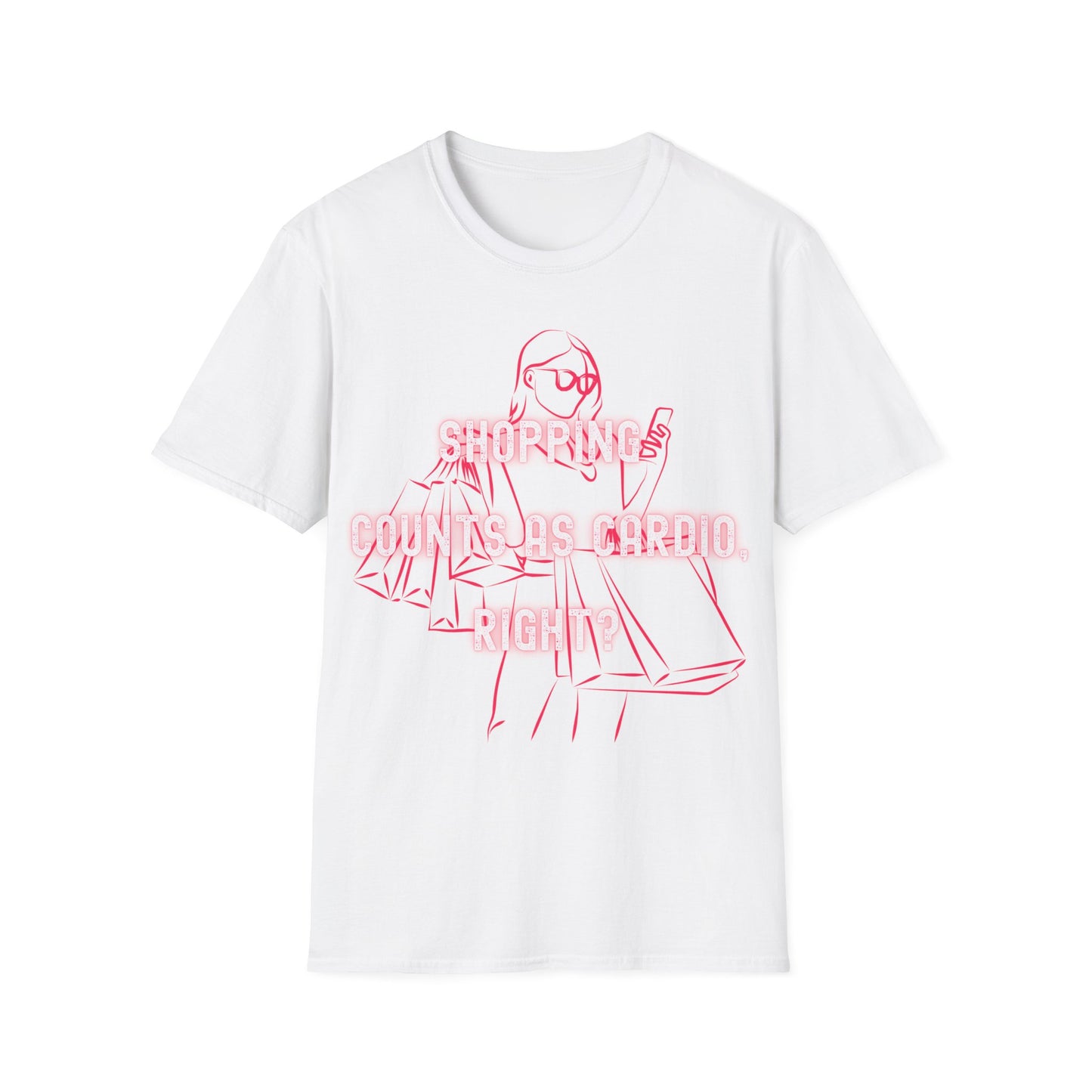 Shop 'Til You Drop | white | Unisex