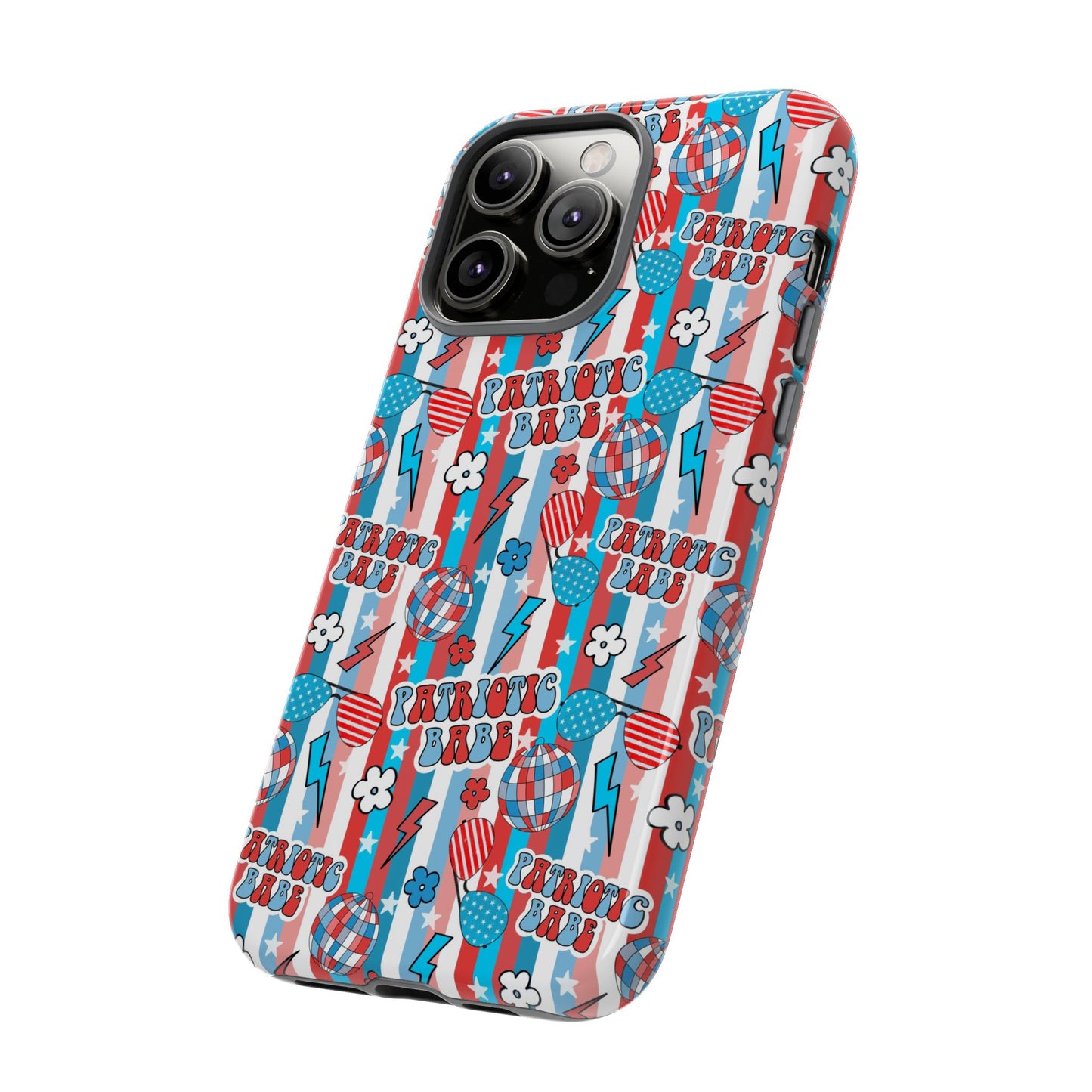 Patriotic Babe iPhone Case