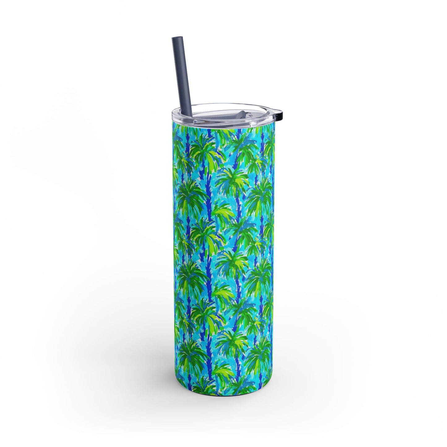 Palm Coast Skinny Tumbler with screw-on slide