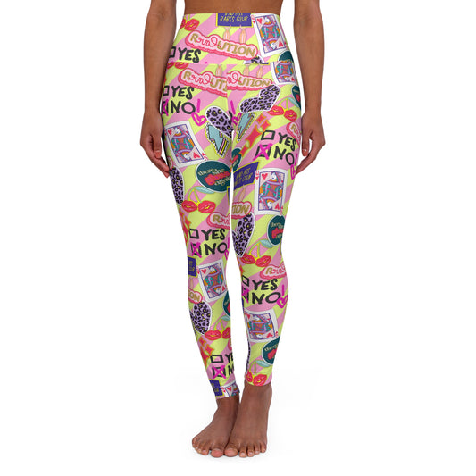 Girl Power Revolution High Waisted Yoga Leggings