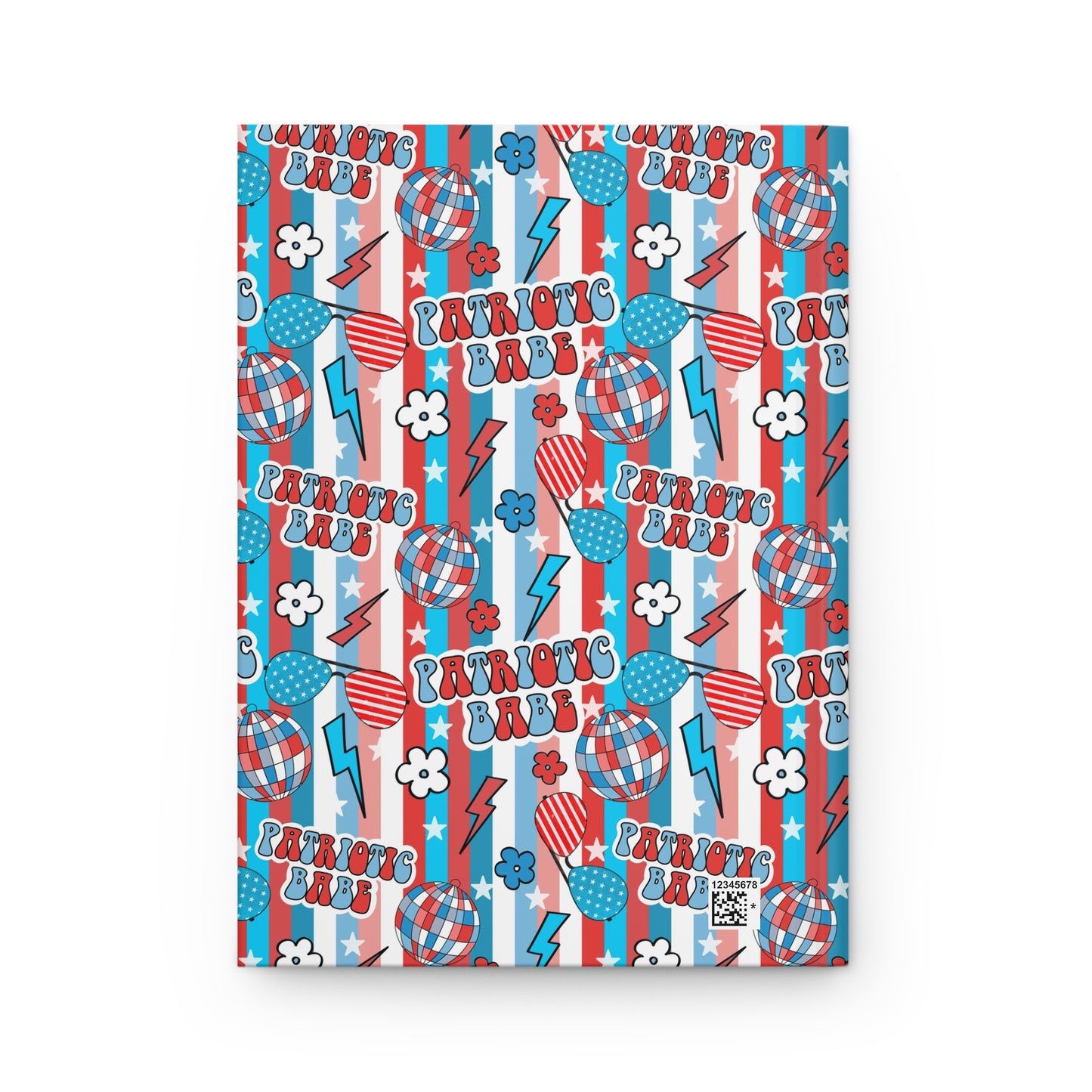 Patriotic Babe Hardcover Journal