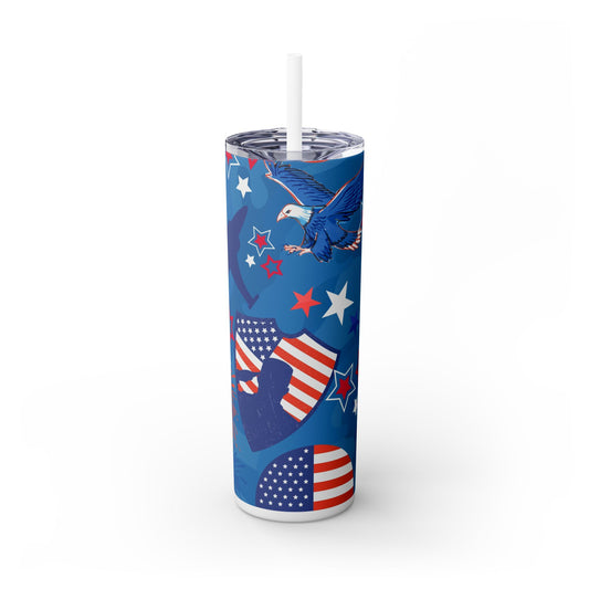 Patriot Duty Skinny Tumbler