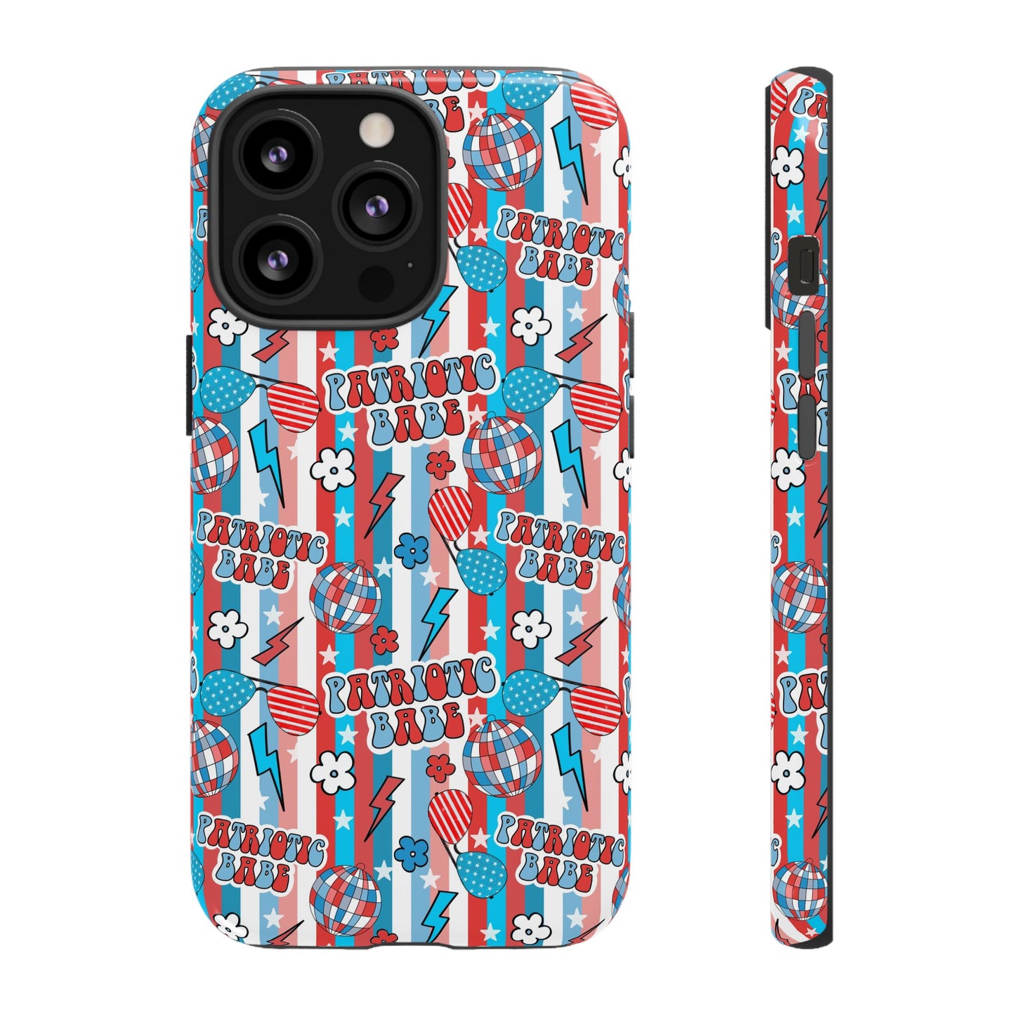 Patriotic Babe iPhone Case