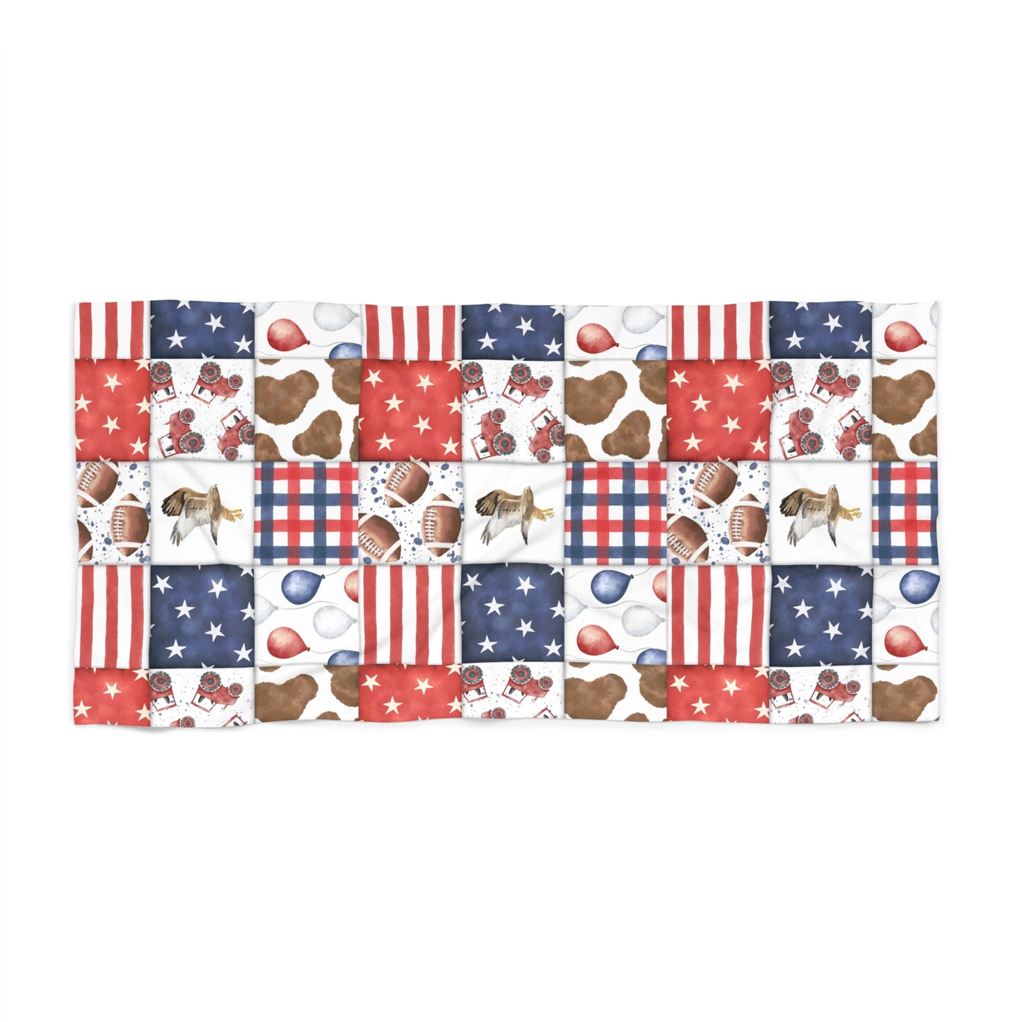 Patriot Patchwork Towel