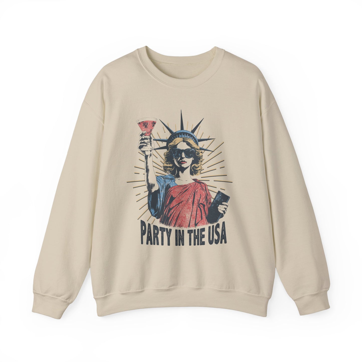 USA Party Vibes Sweatshirt | Unisex