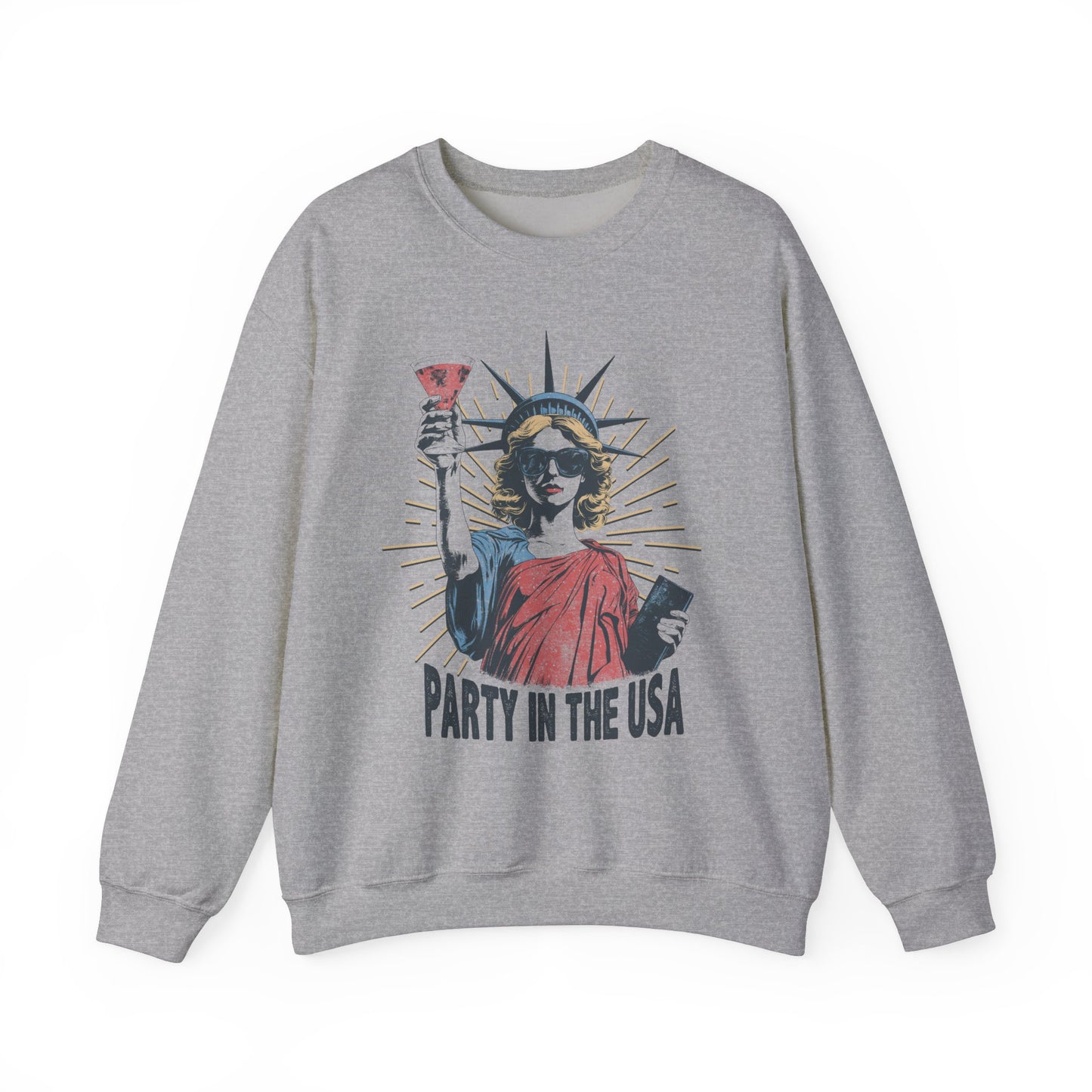 USA Party Vibes Sweatshirt | Unisex