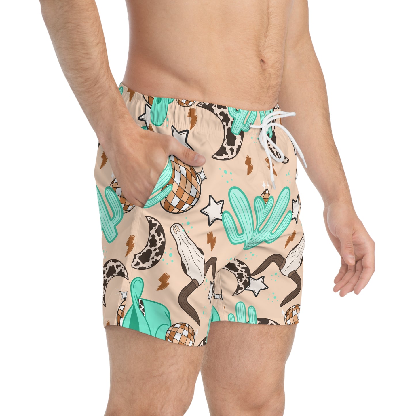 Rodeo Rave Swim Trunks