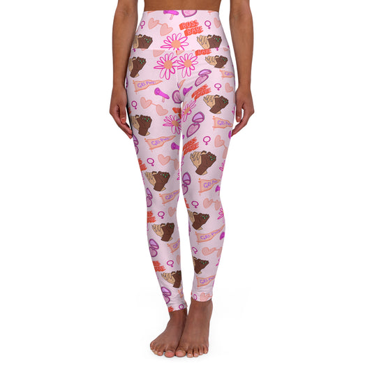 Celebrate Her Power High Waisted Yoga Leggings