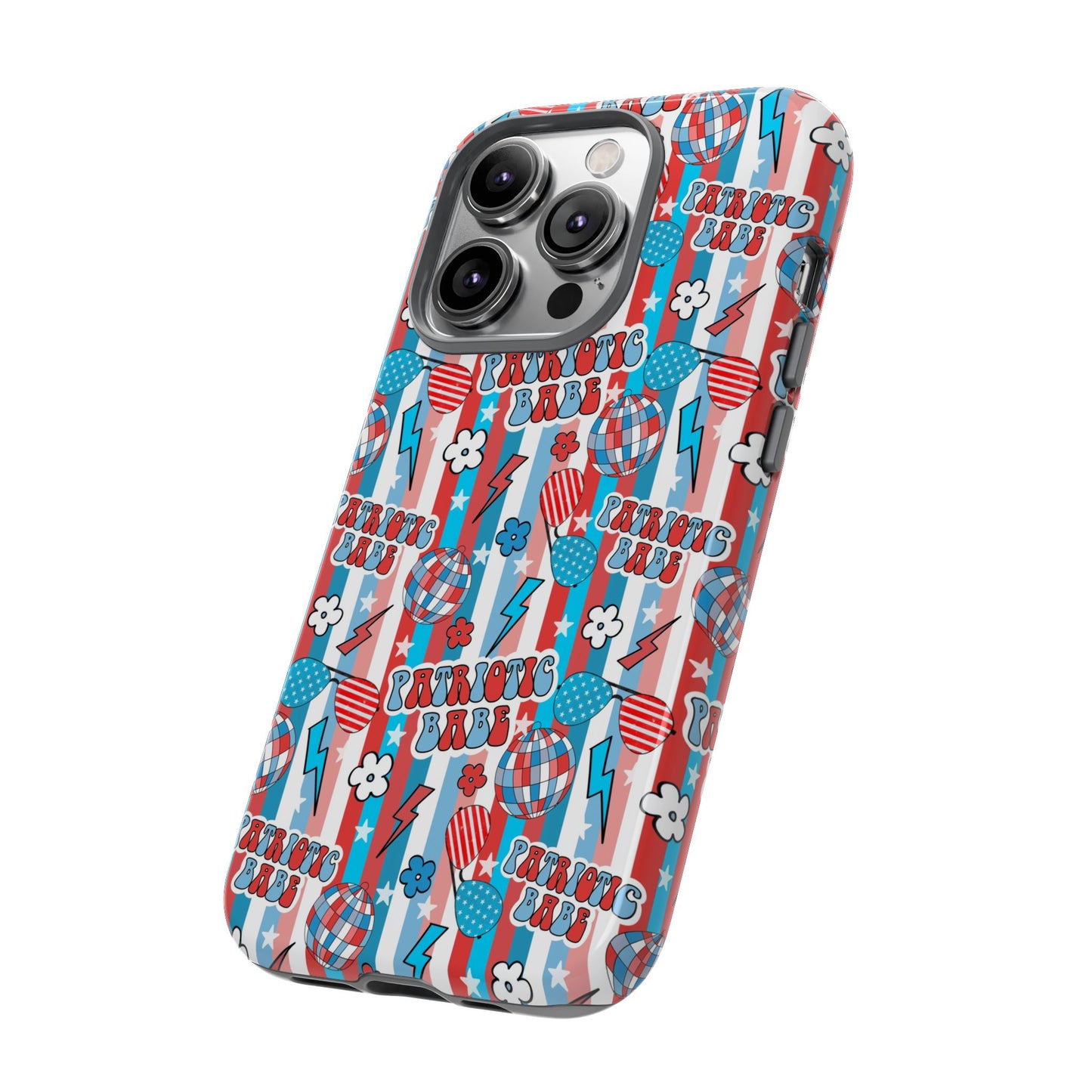 Patriotic Babe iPhone Case