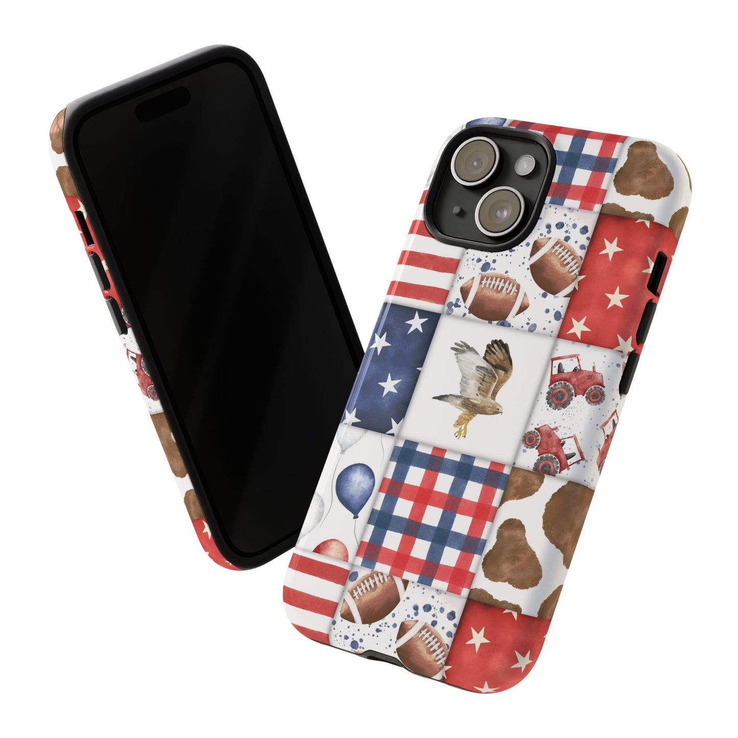 Patriot Patchwork iPhone Case