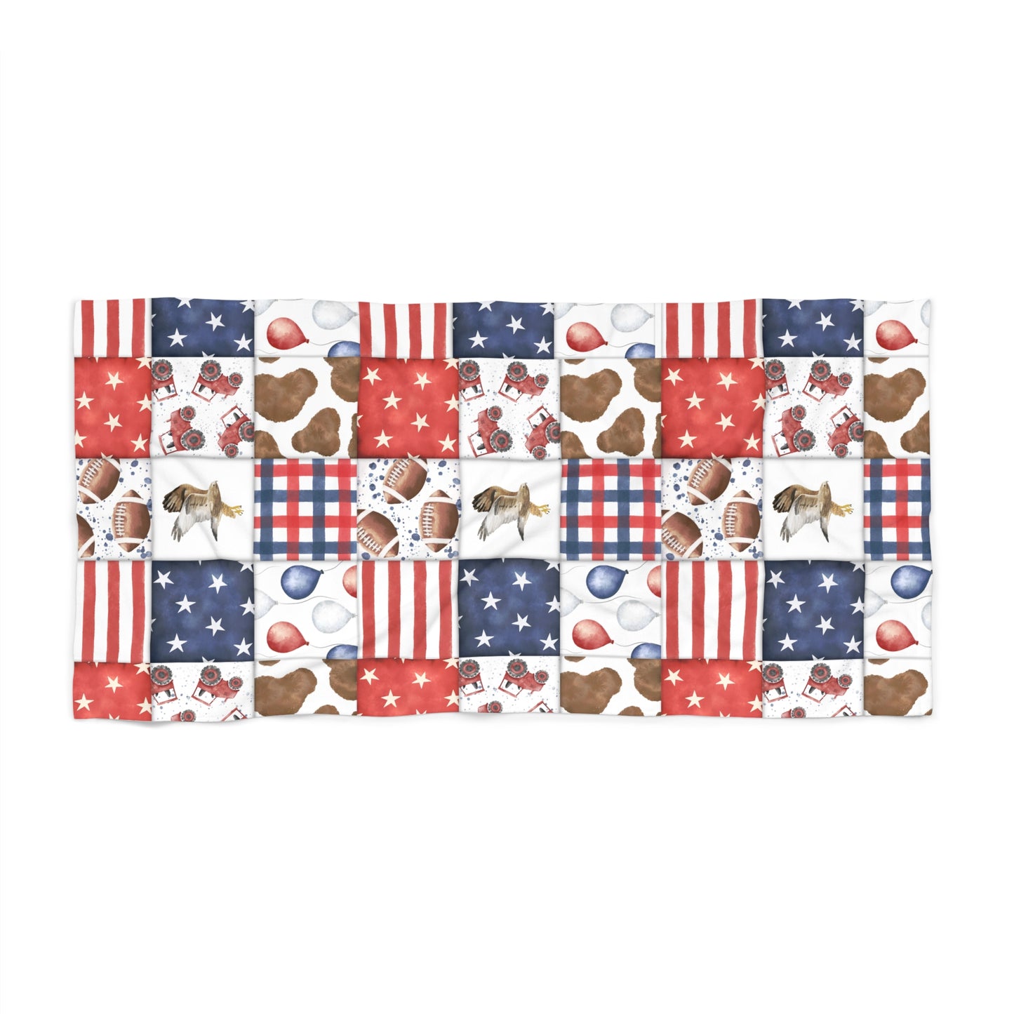 Patriot Patchwork Towel