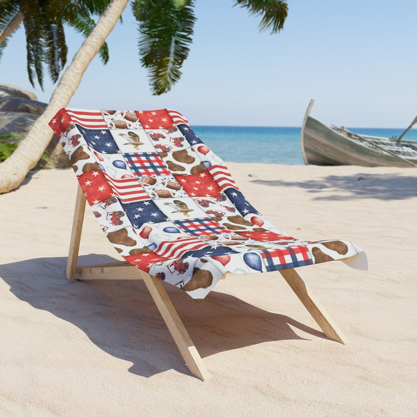 Patriot Patchwork Towel