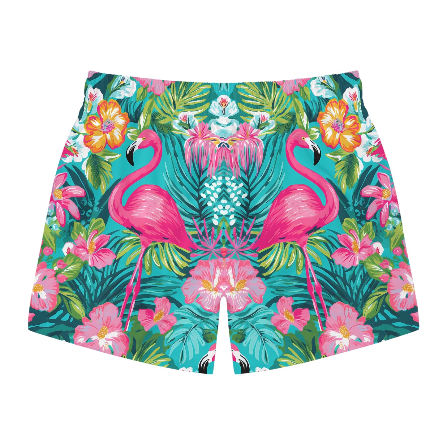 Pink Paradise Swim Trunks