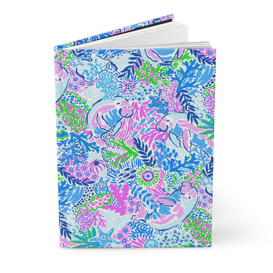 Manatee Paradise Hardcover Journal