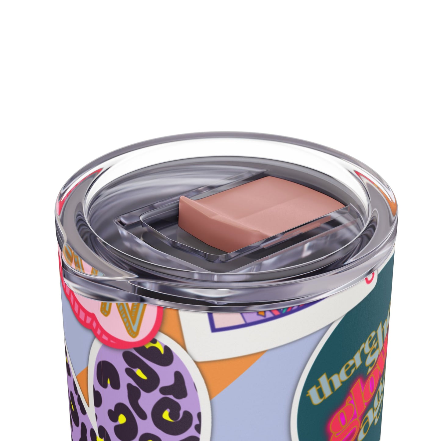 Girl Power Revolution Skinny Tumbler with screw-on slide
