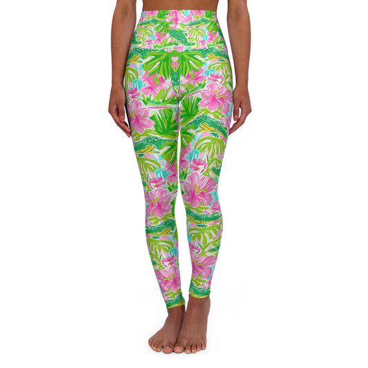Swamp King High Waisted Yoga Leggings