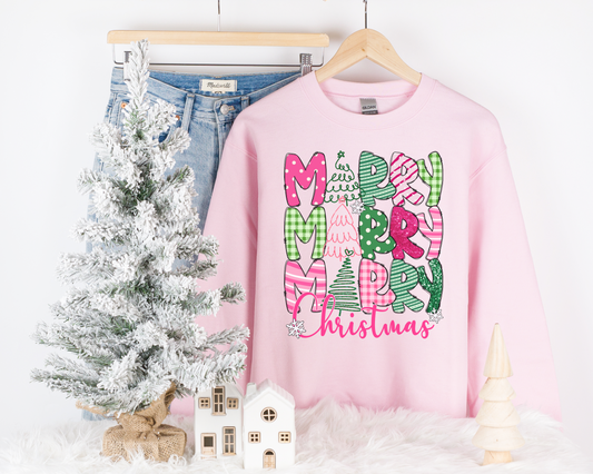 Pink Christmas Sweatshirt