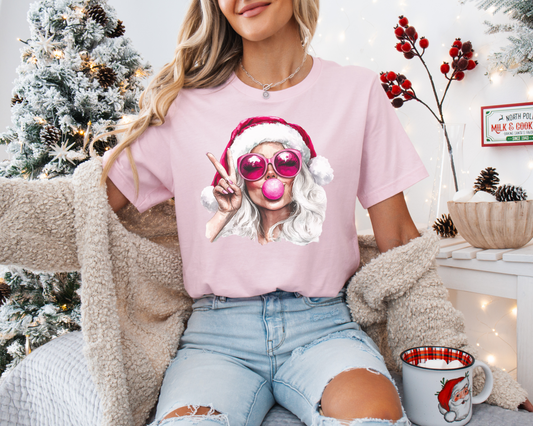 Pink Christmas Tshirt