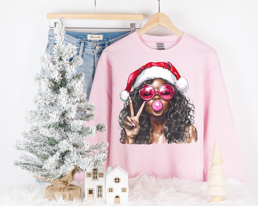 Pink Christmas Sweatshirt