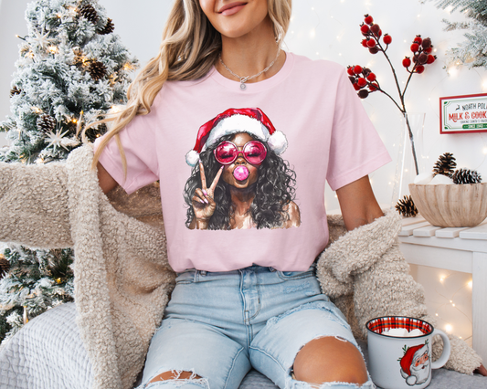 Pink Christmas Tshirt