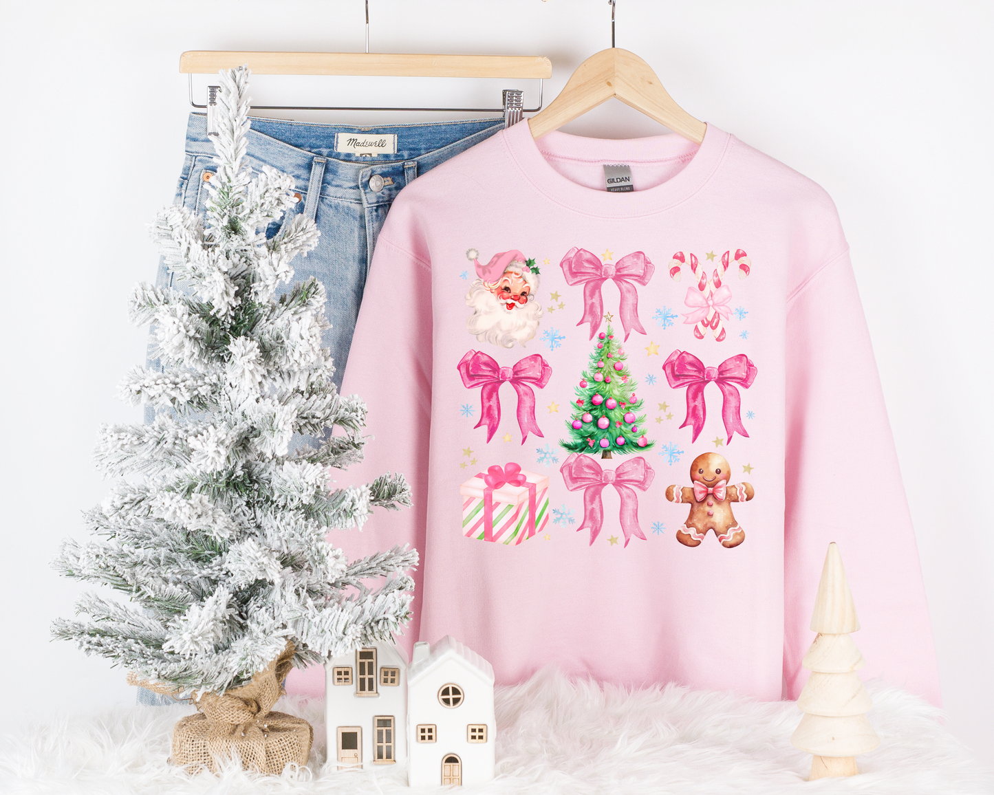 Pink Christmas Sweatshirt