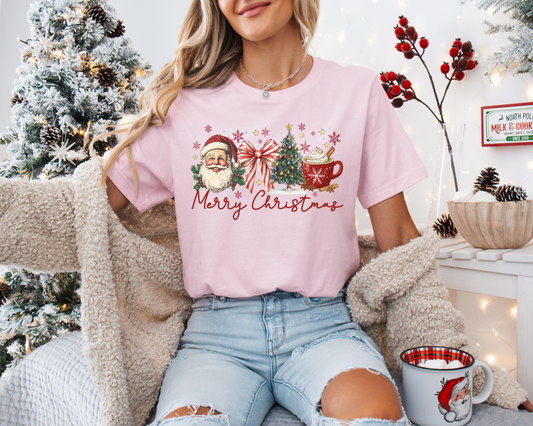 Pink Christmas Tshirt