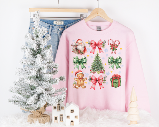 Pink Christmas Sweatshirt