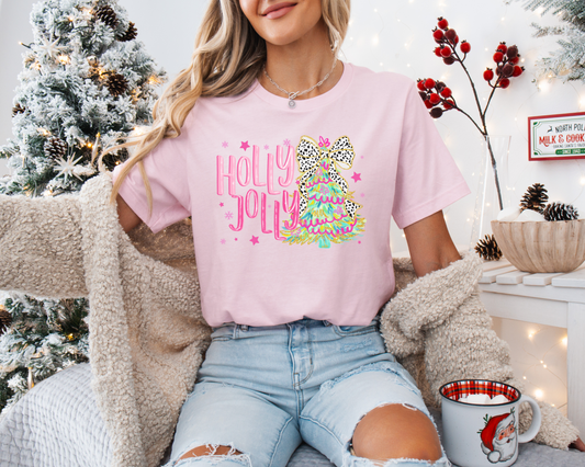 Pink Christmas Tshirt