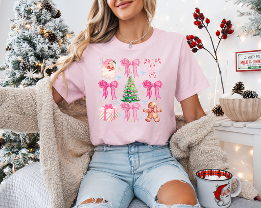 Pink Christmas Tshirt