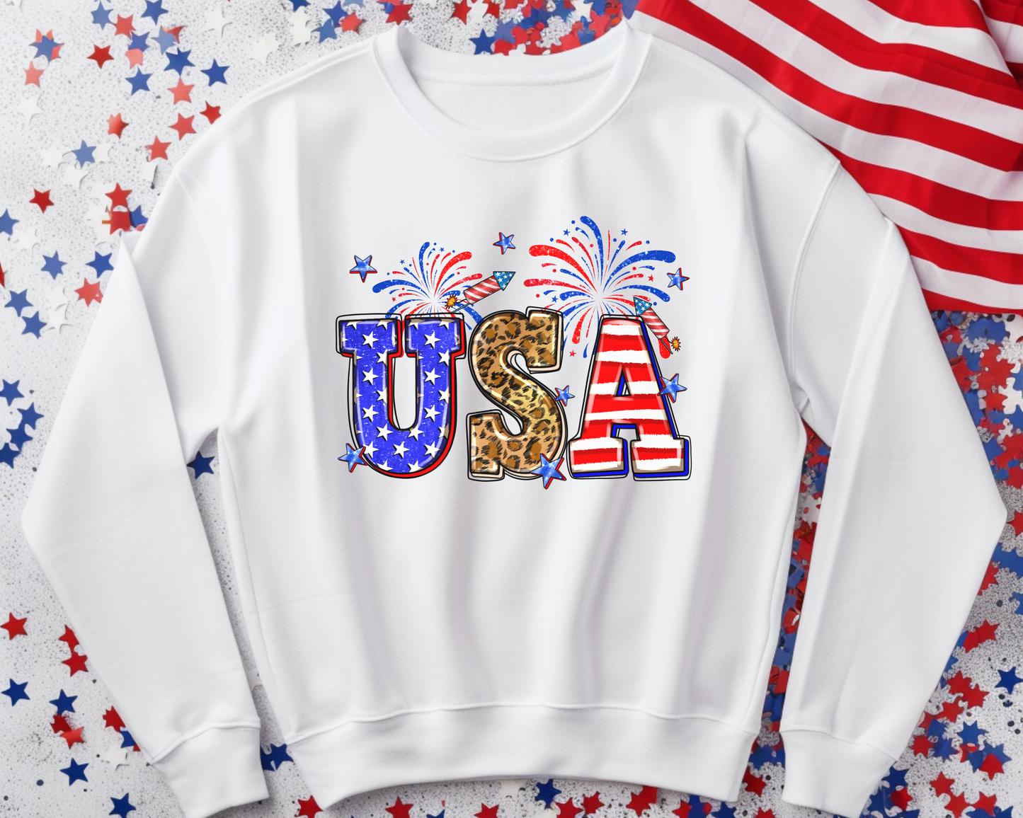 Independence Day Love Sweatshirt | Unisex