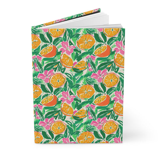 Sunshine Citrus Hardcover Journal