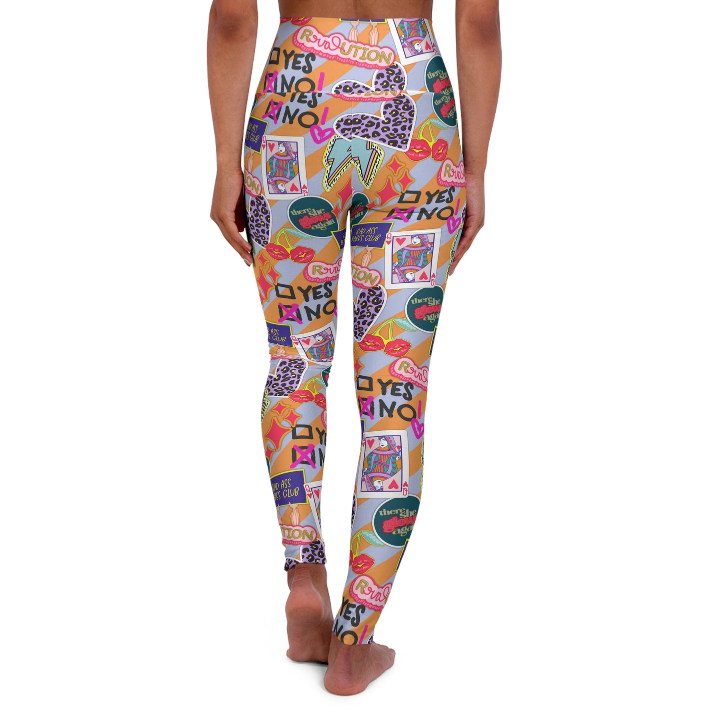 Girl Power Revolution High Waisted Yoga Leggings