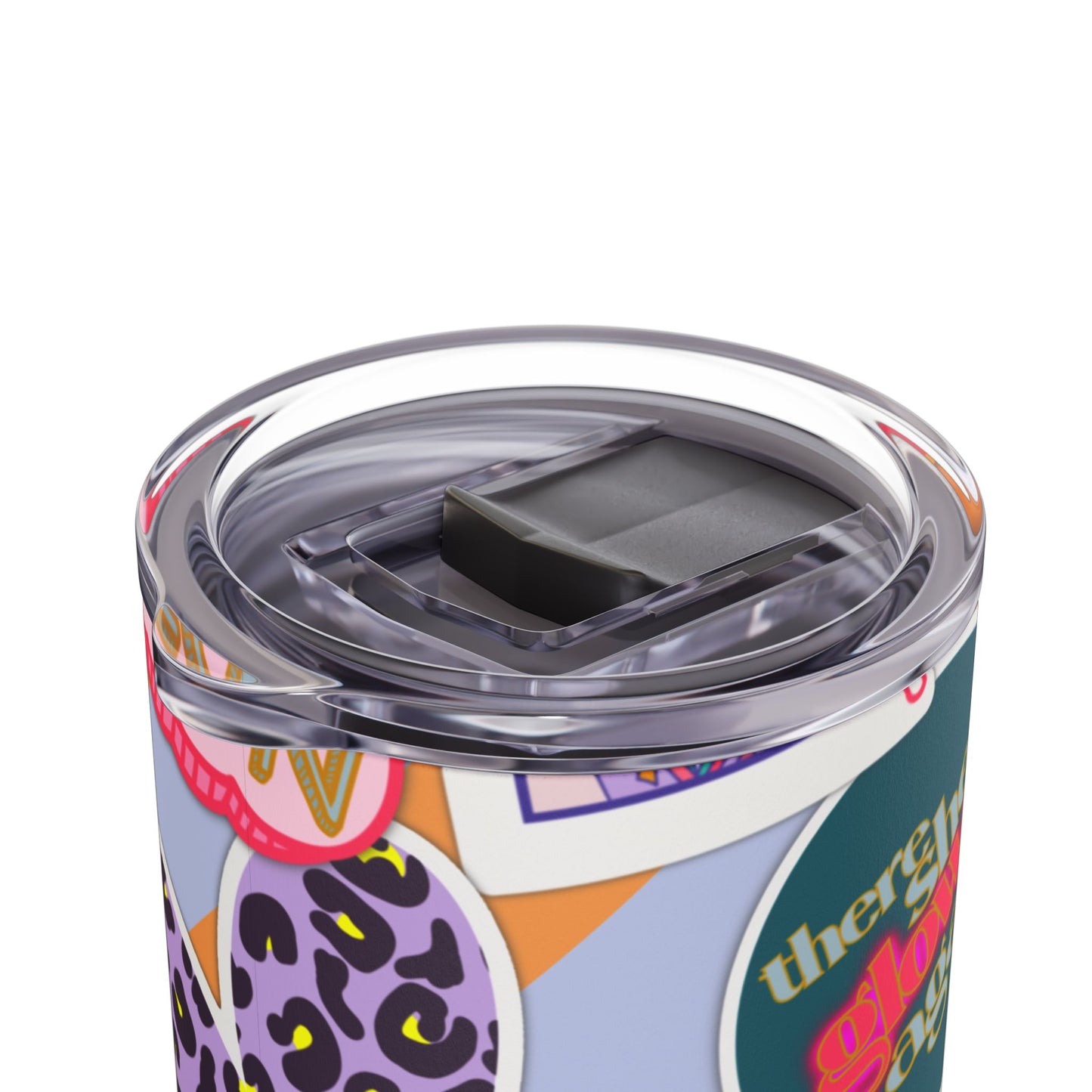 Girl Power Revolution Skinny Tumbler with screw-on slide