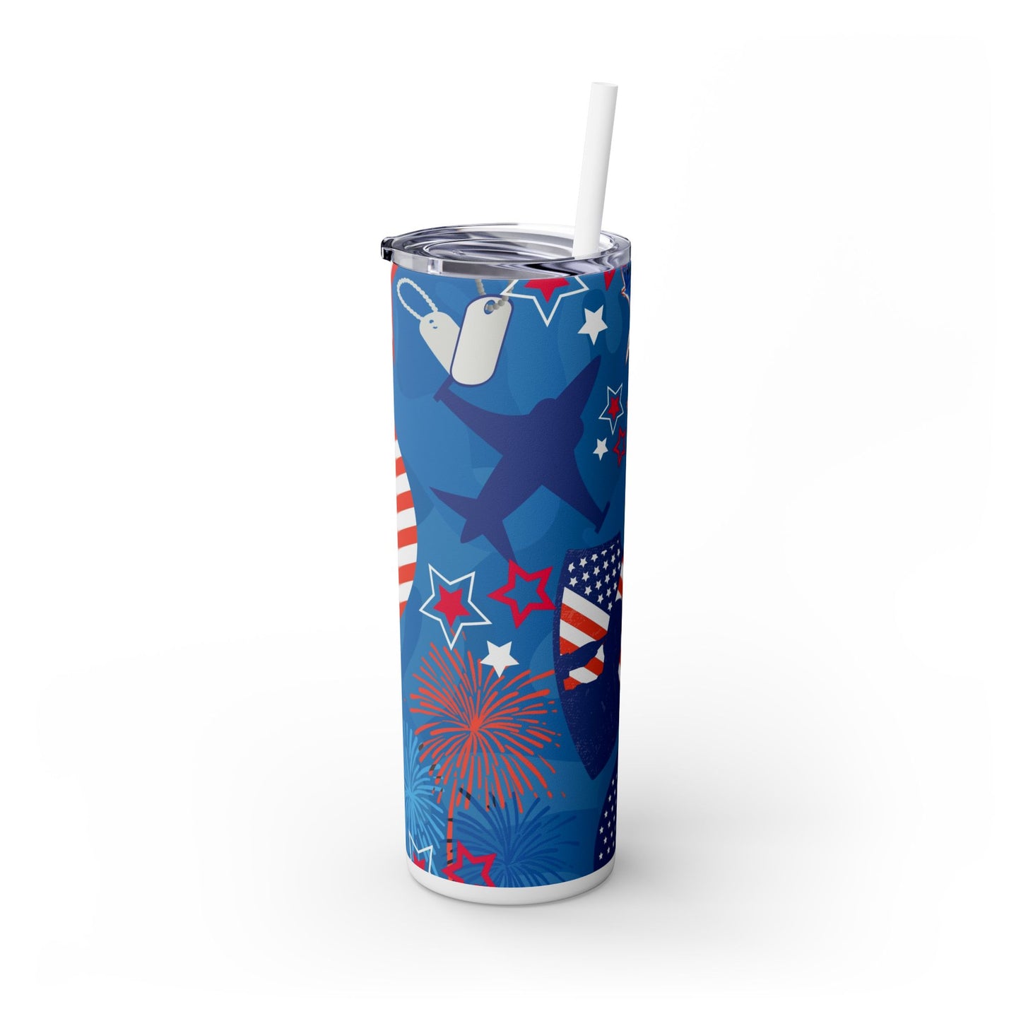 Patriot Duty Skinny Tumbler